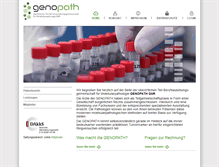 Tablet Screenshot of genopath.de